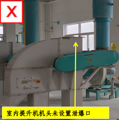 斗式提升机泄爆口-智达安实景式应急管理平台