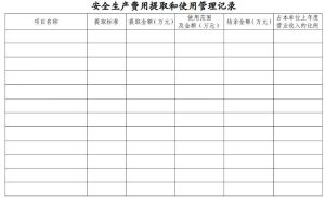 安全生产费用提取和使用管理记录-智达安实景式应急管理平台