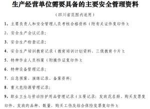 企业需具备的安全管理资料-智达安实景式应急管理平台