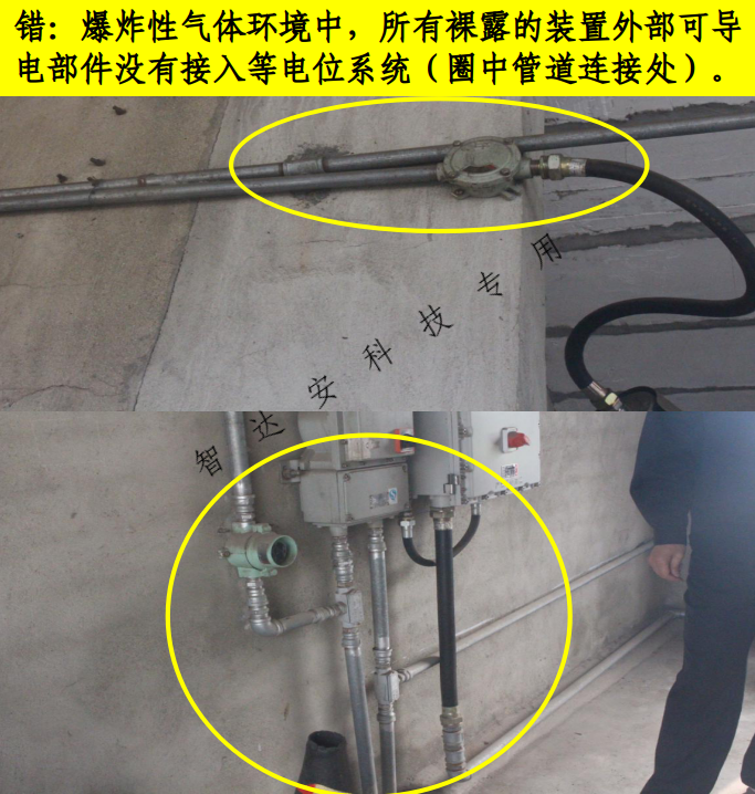 等电位联结：爆炸性气体环境-智达安实景式应急管理平台